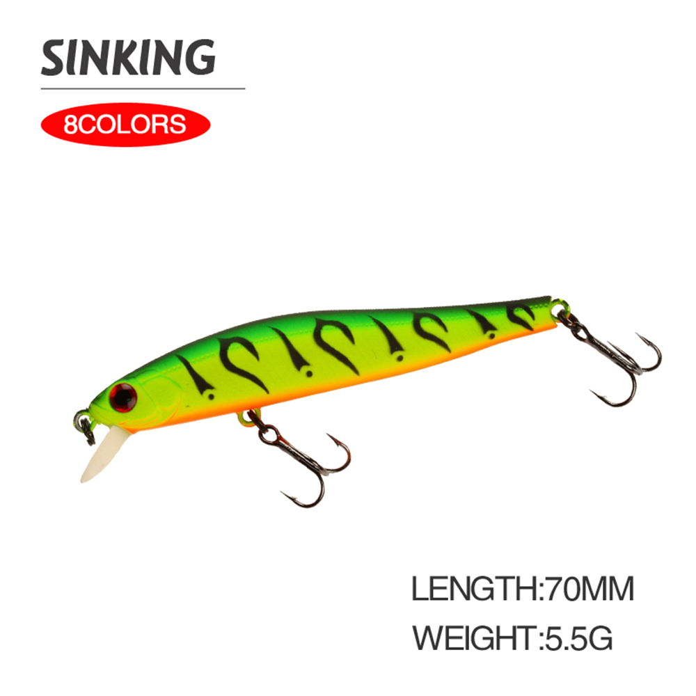 Fishing Lure Jerkbait - 7 センチメートル 5.5 グラム釣りルアーミノーワブラーシンキングトローリングジャークベイトスイムベイト人工ハード餌ストリーム釣りトラウト餌低音餌