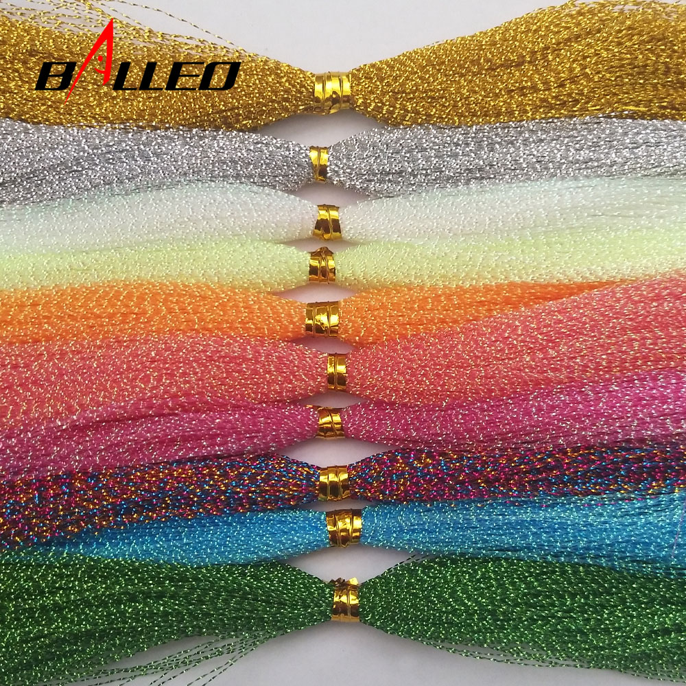 Fishing Lure Spoon - 5 パック/釣りタイイングクリスタルツイスト Flashabou ホログラフィック見掛け倒しフライフラッシュジグフックルアー作成材料