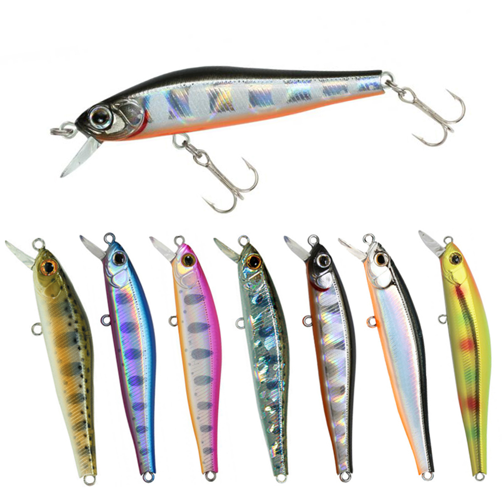 7 センチメートル 5.5 グラム釣りルアーミノーワブラーシ - Fishing Lure Jerkbait のレビューと価格