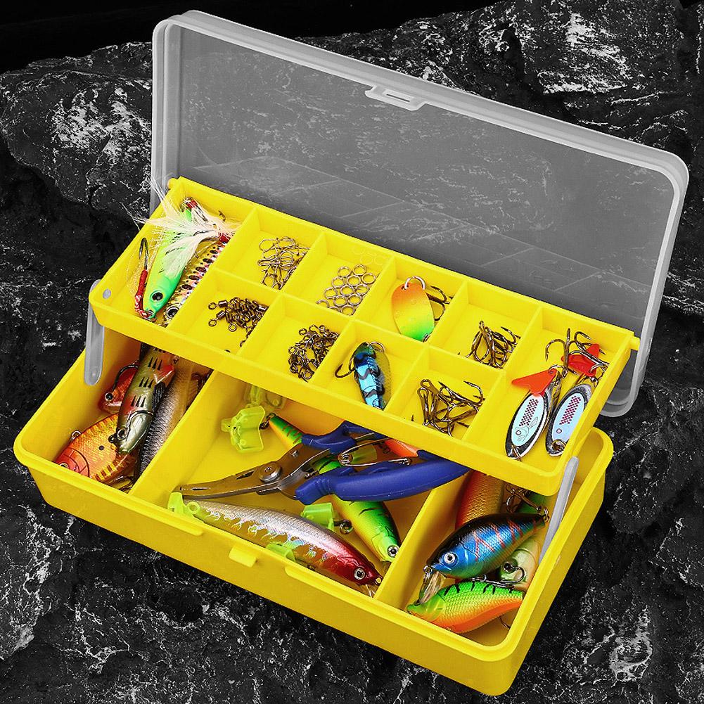 携帯用釣り道具箱、ルアー、フック、ソフトベイトなどを収納でき - Fishing Lure Soft Plastic のレビューと価格