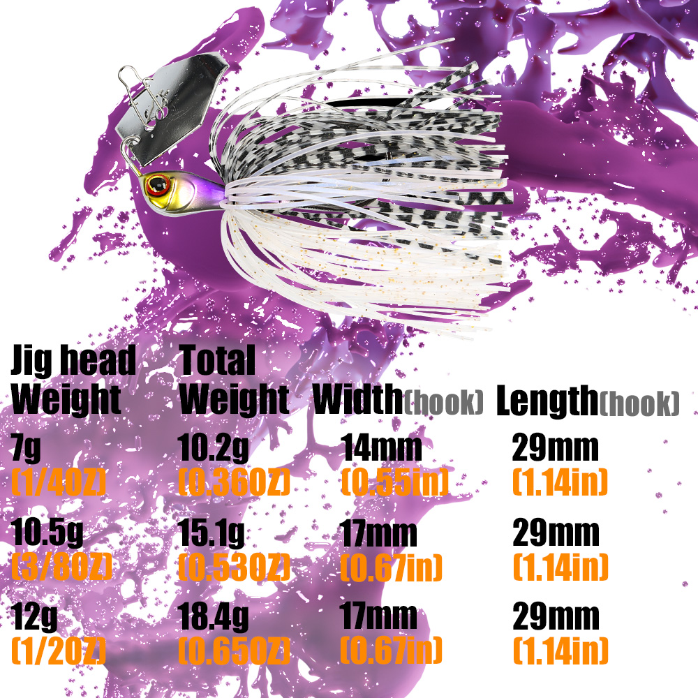 B & u-釣り用チャートベイト,スピナーブレード,jg d - Fishing Lure Blade Bait のレビューと価格