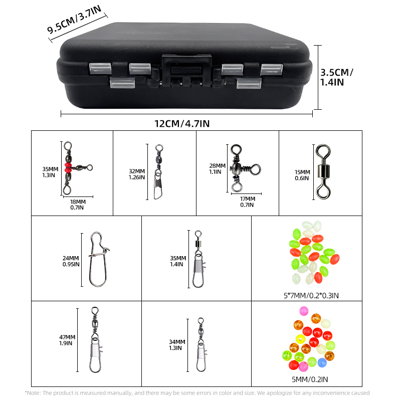 ShareShark 140個釣りアクセサリーセット、ルアー - Fishing Lure Spinnerbait のレビューと価格