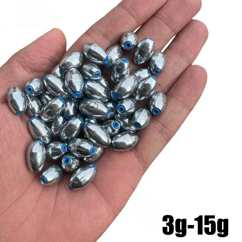 10 ピース/ロット合金中空オリーブ釣りシンカー 3 グラム - Fishing Lure Spinnerbait のレビューと価格