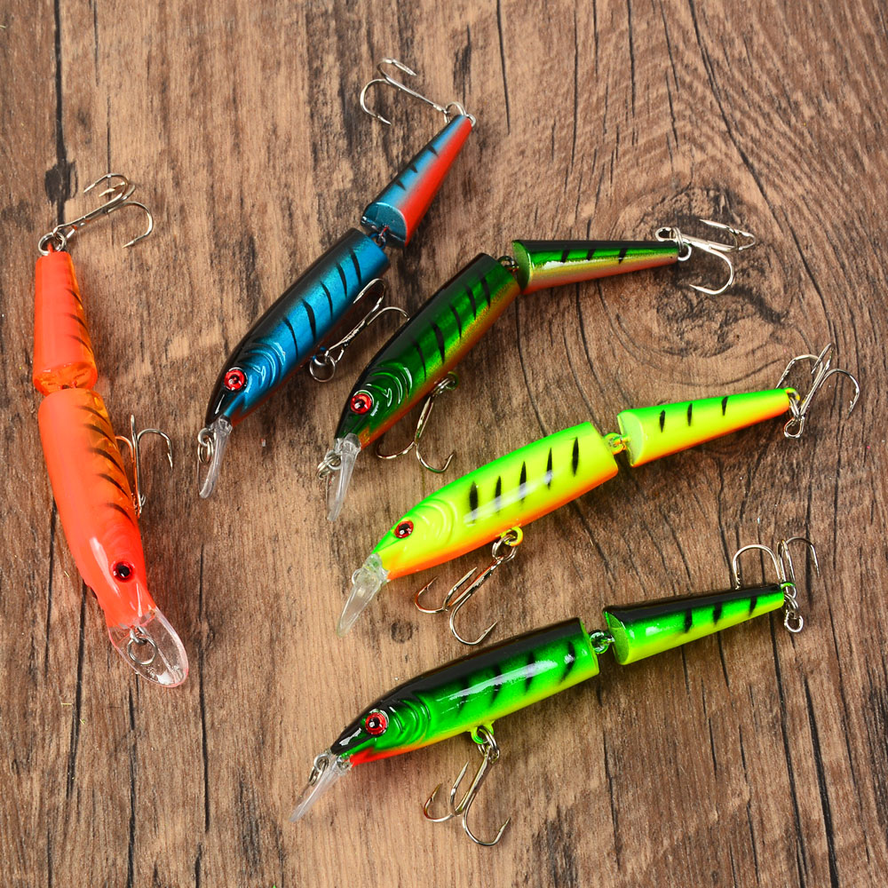 5個入りフローティングミノージャークベイトルアー、人工プラス - Fishing Lure Jerkbait のレビューと価格