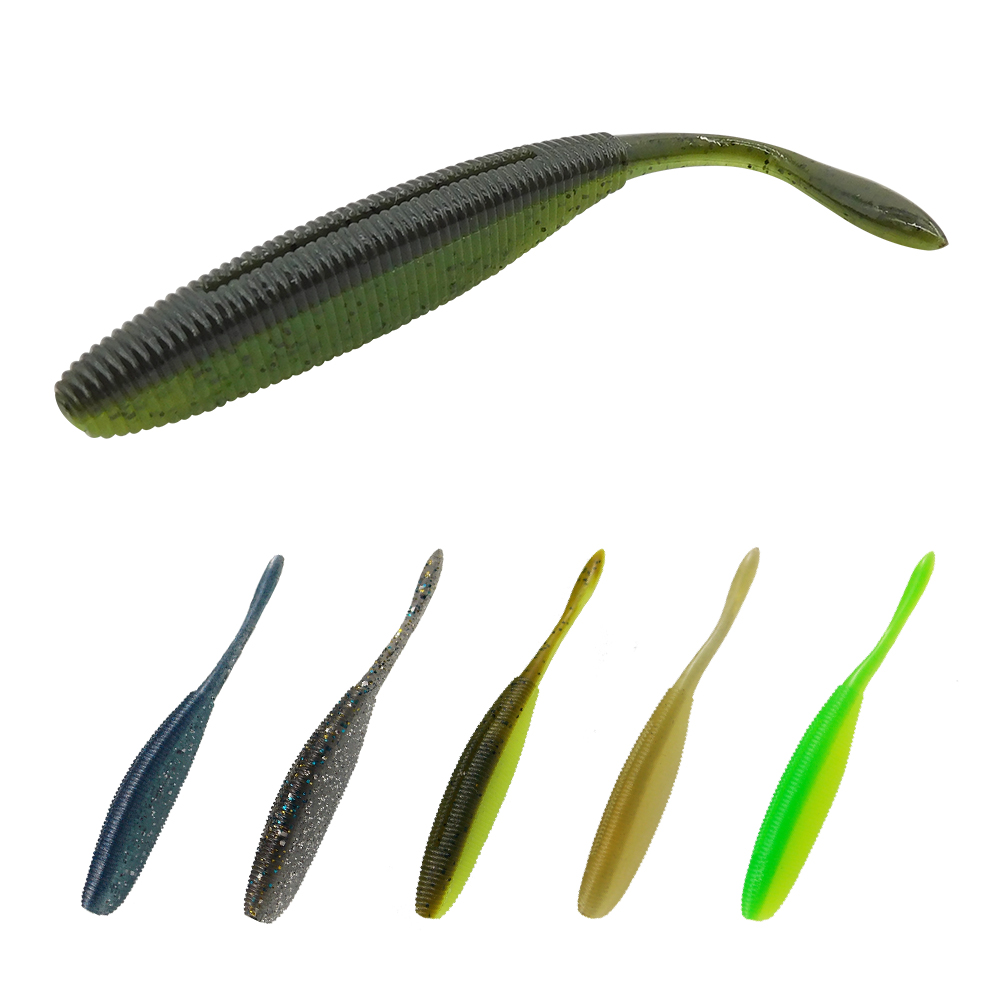 ESFISHING ドライブシャッド 100mm 8個入り  - Fishing Lure Soft Plastic のレビューと価格