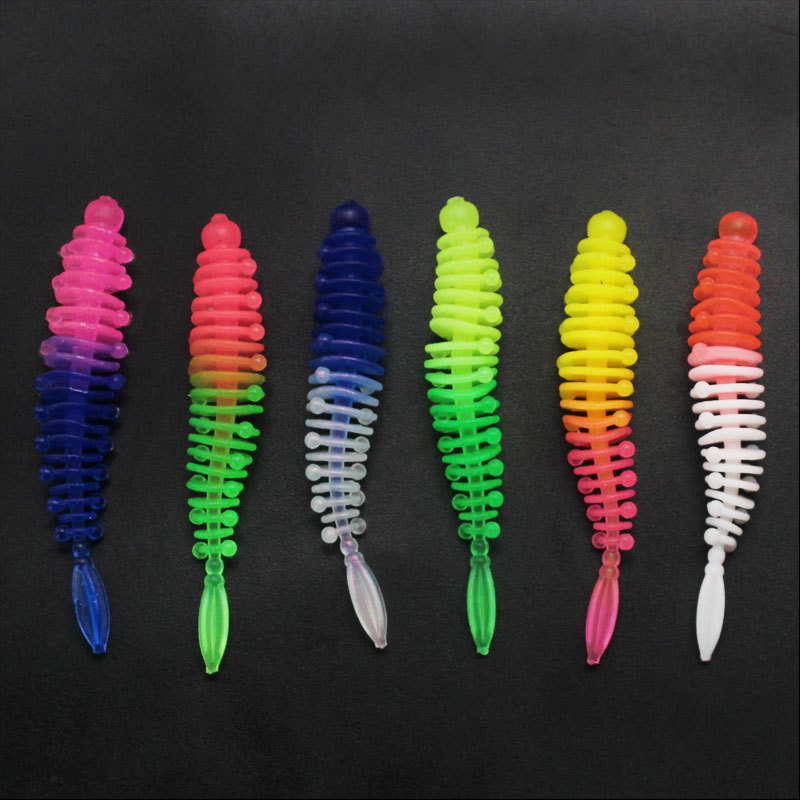 10 個釣りソフトルアージグトラウトワームソフト餌 5.5  - Fishing Lure Soft Plastic のレビューと価格