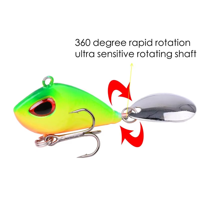 メタルバイブフィッシング マイクロスピナーベイト バス トラ - Fishing Lure Blade Bait のレビューと価格