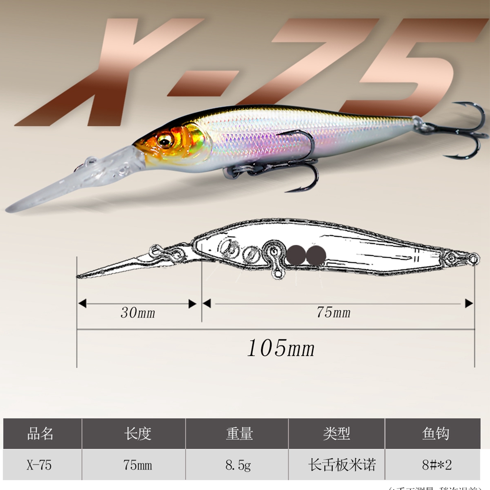 釣り用ルアー、ウォブラー、ハードベイト、スローフローティング - Fishing Lure Jerkbait のレビューと価格
