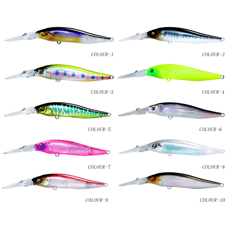 釣り用ルアー、ウォブラー、ハードベイト、スローフローティング - Fishing Lure Jerkbait のレビューと価格