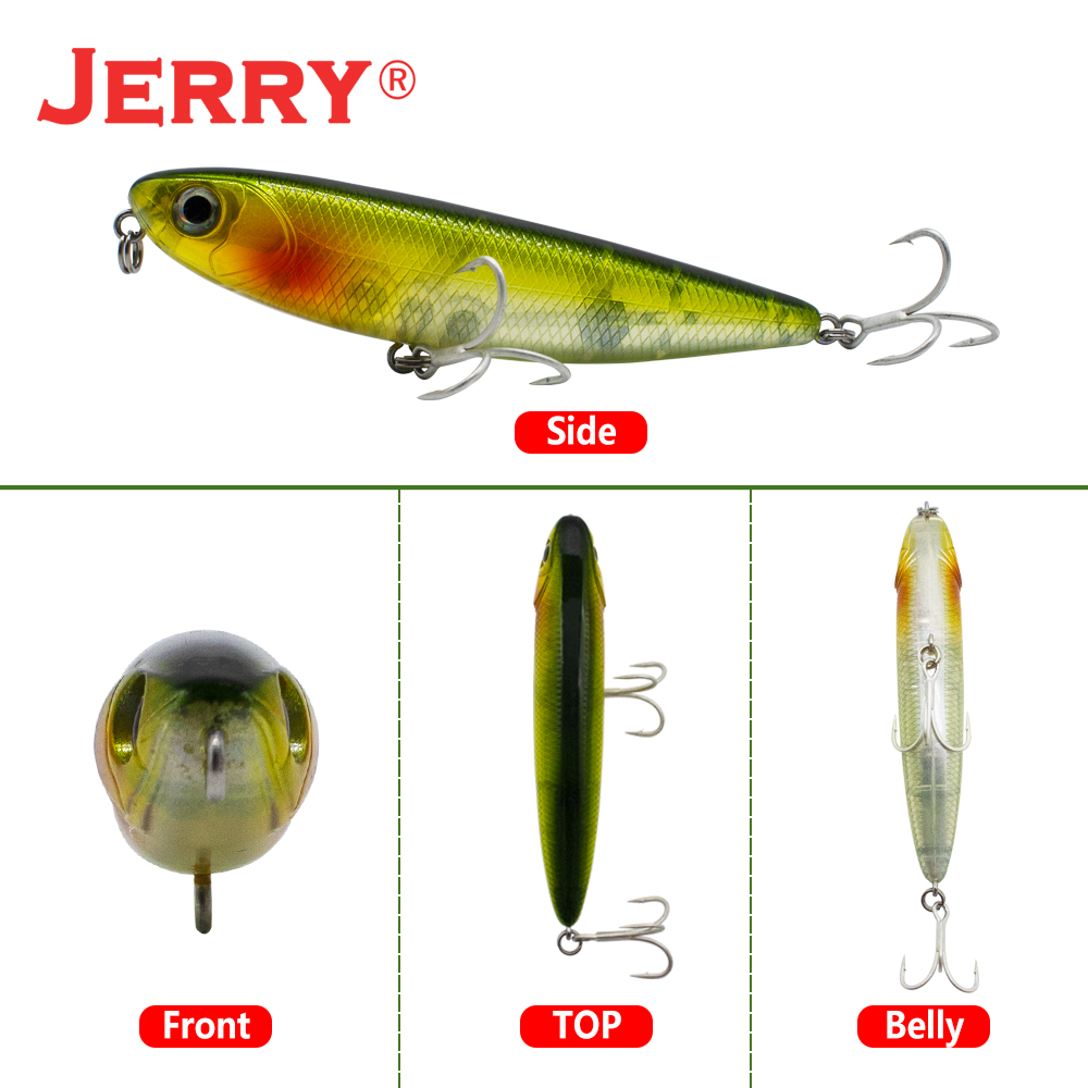 ジェリー Kuchao トップウォーターペンシルロック釣りル - Fishing Lure Spoon のレビューと価格
