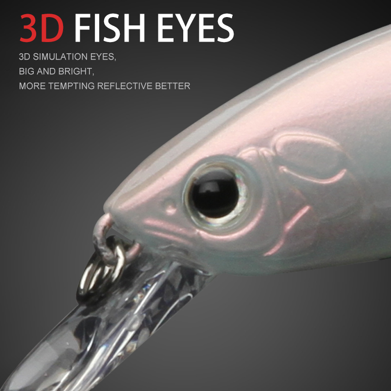 ウォブラー,クランクベイト,シャイナー,マスなどの魚を捕まえ - Fishing Lure Jerkbait のレビューと価格