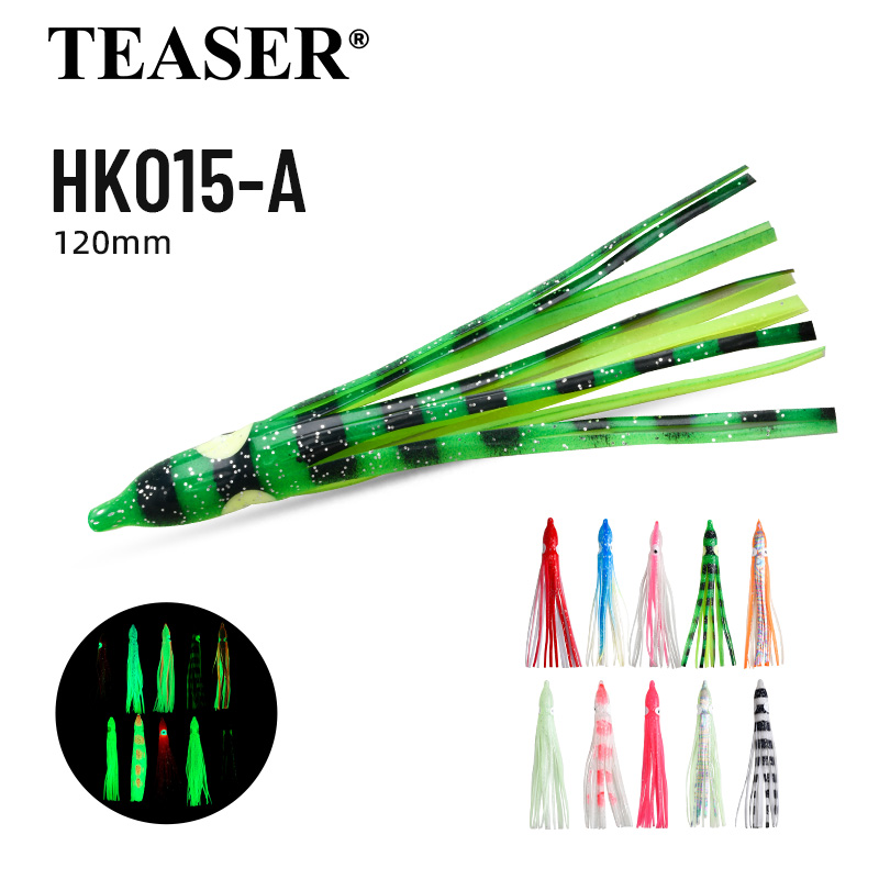 ティーザー 5個/10個 HK015-A ナイトライトイカ皮 - Fishing Lure Buzzbait のレビューと価格