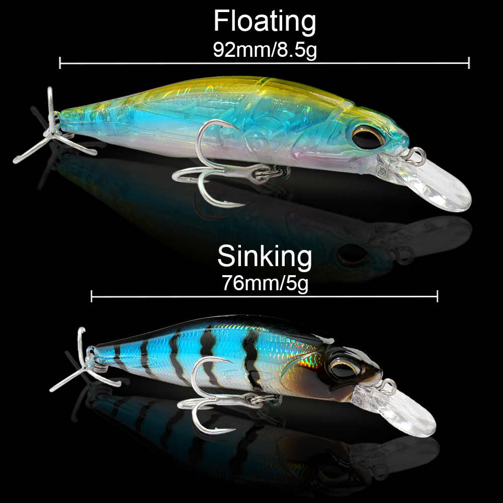 釣りルアーフローティング 8.5 グラム餌シンキングミノー  - Fishing Lure Jerkbait のレビューと価格